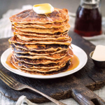 Maple–Peanut Butter Pancakes